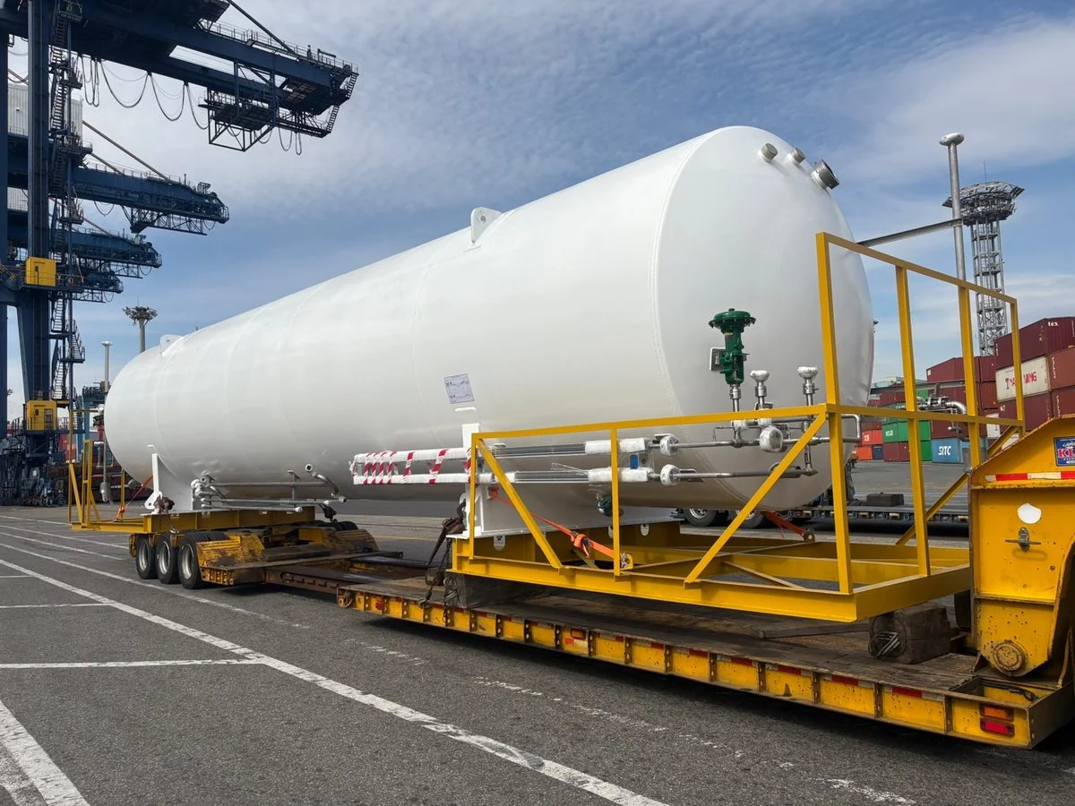 Tank at Busan port